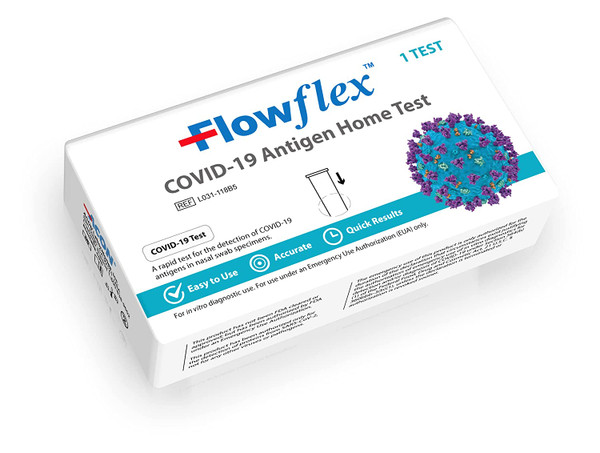 Flowflex Covid -19 Antigen Home Test, 1 Ea