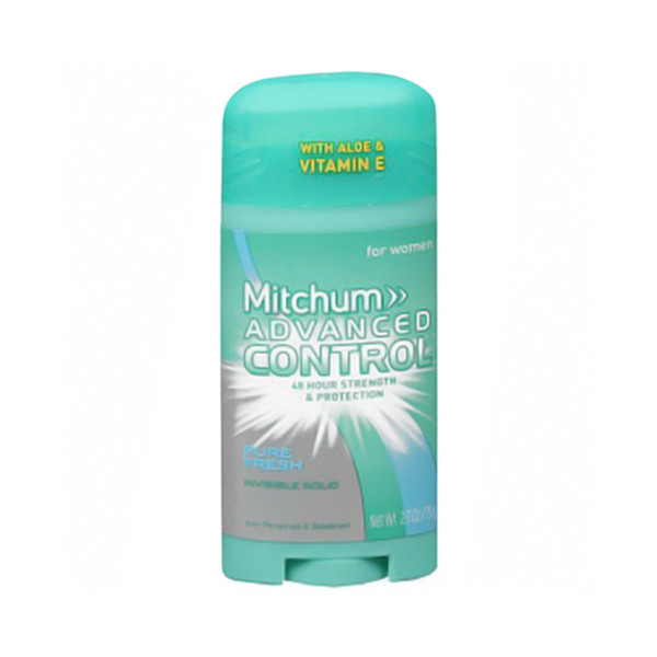 Mitchum For Women Advanced Control Anti-Perspirant Deodorant Invisible Solid Pure Fresh 2.70 Oz