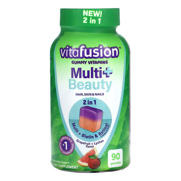 Vitafusion Multi Plus Beauty Gummies -- 90 Gummies
