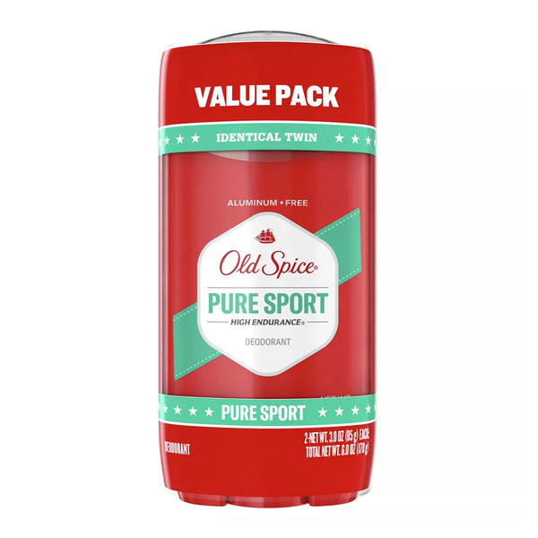 Old Spice High Endurance Pure Sport Deodorant For Men - 3 Oz