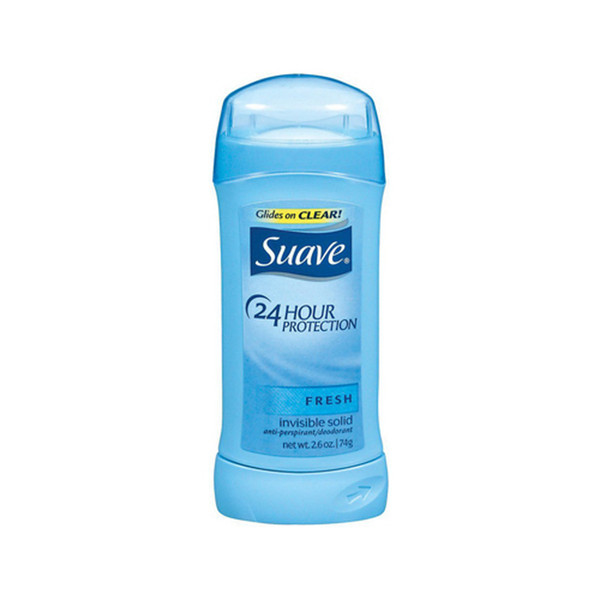 Suave Anti-Perspirant Deodorant Invisible Solid, Fresh - 2.6 Oz