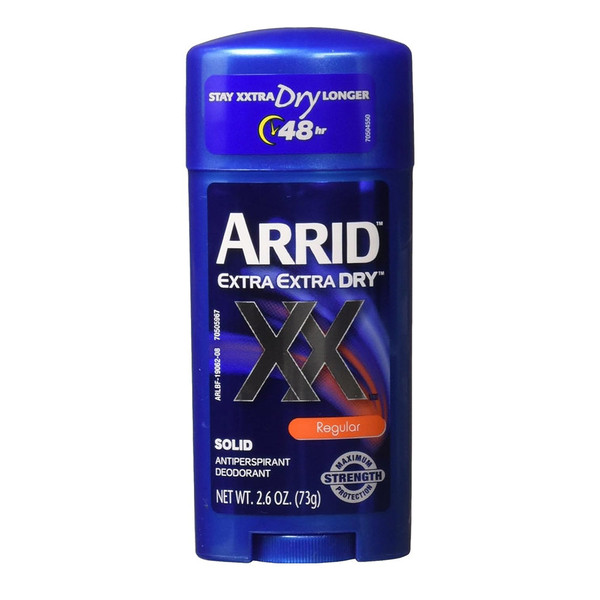 Arrid 2X Regular Solid Antiperspirant & Deodorant - 2.6 Oz