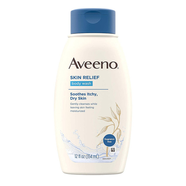 Aveeno Skin Relief Fragrance-Free Body Wash - 12 Oz