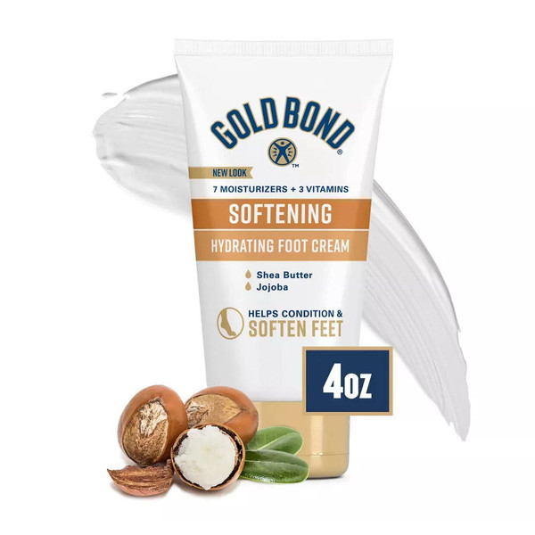 Gold Bond Softening Foot Cream, 4 Oz.
