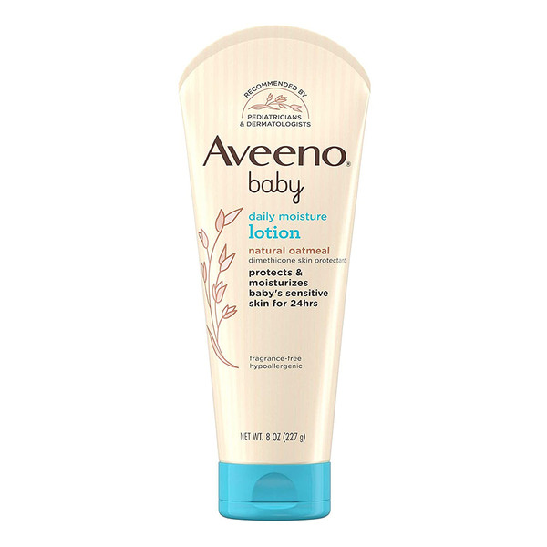 Aveeno Baby Daily Moisture Lotion, Fragrance Free - 8 Oz