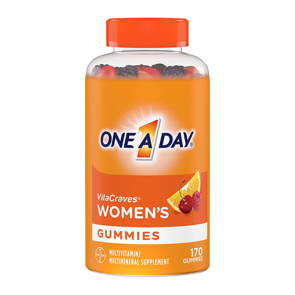 One A Day Women'S Vitacraves Multivitamin Gummies - Orange, Cherry & Berry - 170