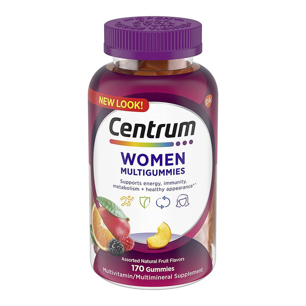 Centrum Multigummies Gummy Multivitamin For Women, Fruit - 170 Count