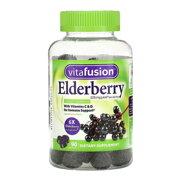 Vitafusion Elderberry Gummy Vitamins, 90Ct