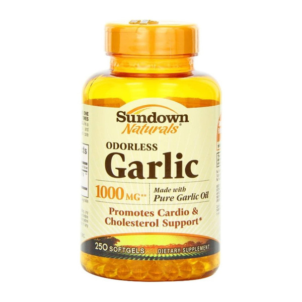 Sundown Naturals Odorless Garlic 1000 Mg Softgels - 250 Ea