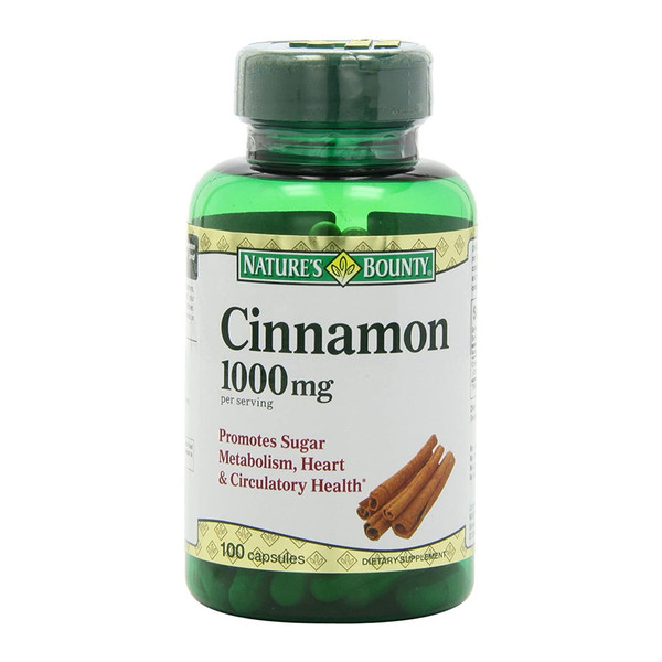 Nature'S Bounty Cinnamon Capsules, 100 Ct