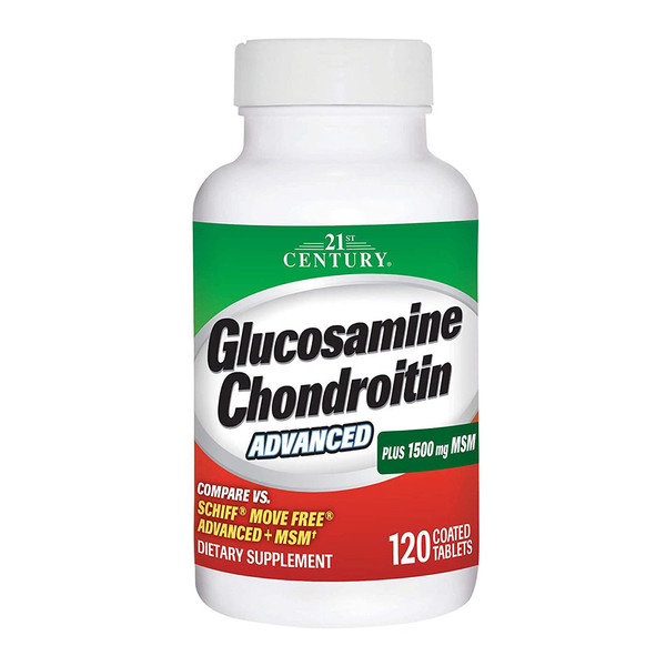 21St Century Glucosamine Chondroitin Advanced With Msm - 120 Tablets