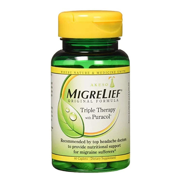 Migrelief Original Formula Dietary Supplement Caplets 60 Caplets