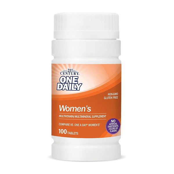 21St Century One Daily 50 Plus Womens Tablets - 100 Ea