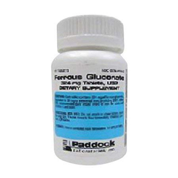Ferrous Gluconate 324 Mg Tablets - 1000 Ea