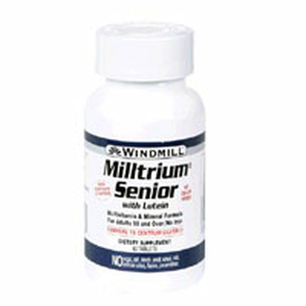 Windmill Milltrium Senior Tablets With Lutein - 120 Ea