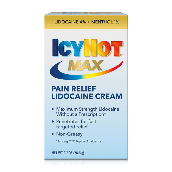 Icy Hot With Lidocaine Pain Relieving Cream - 2.7 Oz