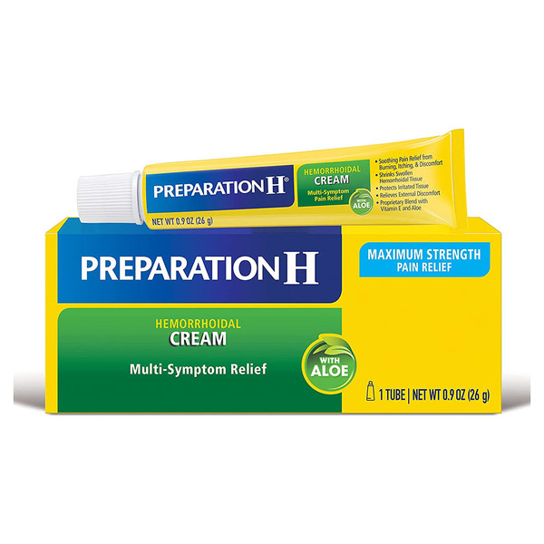 Preparation H Hemorrhoid Symptom Treatment Cream - 0.9 Oz
