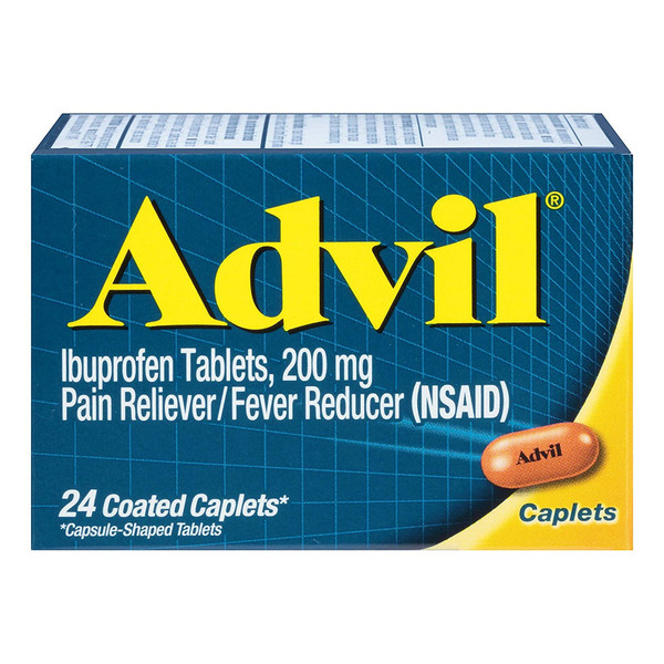 Advil Fast And Effective Pain Relief Caplets, 24 Count