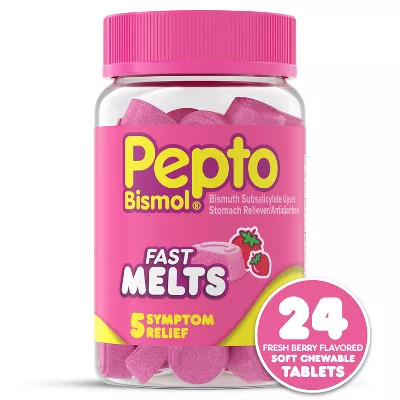 Pepto-Bismol Fast Melts Digestive Treatment - 24Ct