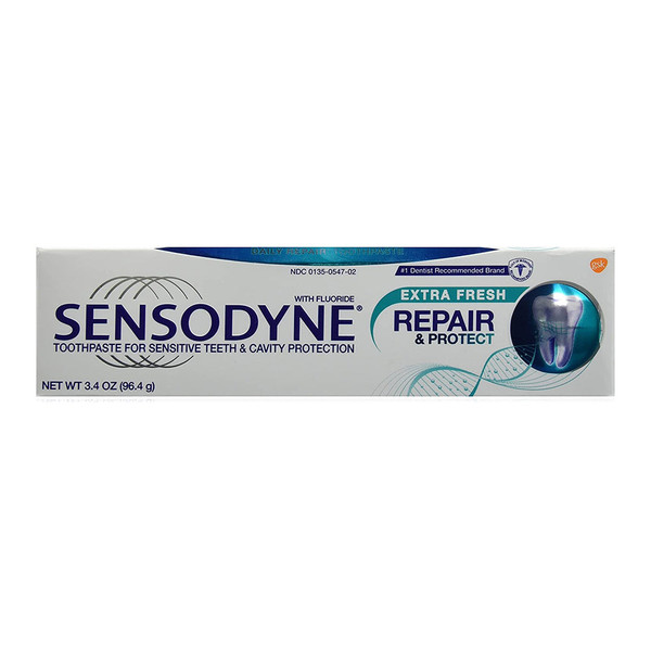 Sensodyne Repair And Protect Extra Fresh Toothpaste With Fluoride - 3.4 Oz