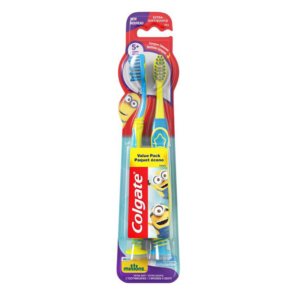Colgate Kids Minions Toothbrush, 2 Count