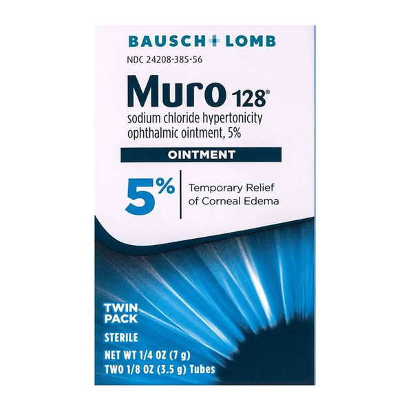 Bausch & Lomb Muro 128 Ophthalmic 5% Sterile Eye Ointment - 1 Ea,
