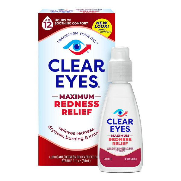 Clear Eyes Eye Drops, Redness Relief, 1 Fl Oz