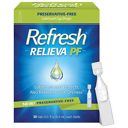 Refresh Relieva Pf Lubricant Eye Drops, Preservative Free, 30 Vials - 0.01 Fl Oz