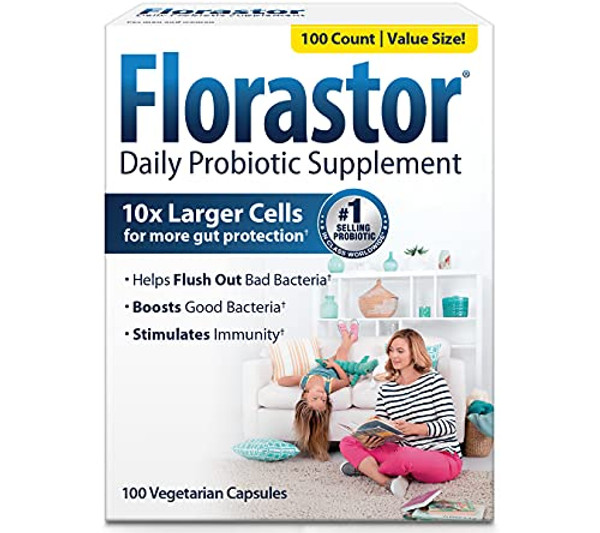 Florastor Daily Probiotic Supplement, 250Mg, Capsules 100 Ea