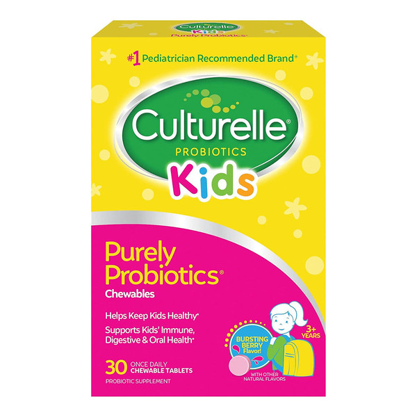 Culturelle Kid'S Daily Probiotic Chewable Tablets - 30 Ea