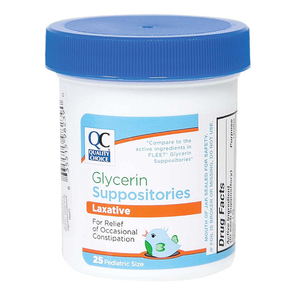 Good Neighbor Pharmacy Glycerin Suppositories Laxative (For Children From 2-6 Years Old) - 25 Ct