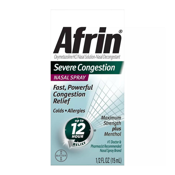 Afrin Severe Congestion Nasal Spray - 0.5 Oz