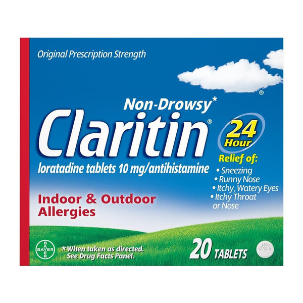 Claritin 24 Hour Allergy Relief Non Drowsy Tablets - 20 Ea