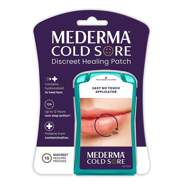 Mederma Cold Sore Discreet Healing Patch - A Patch That Protects And Conceals Cold Sores - 15 Count