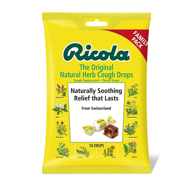 Ricola Natural Herb Cough Drops 50 Each