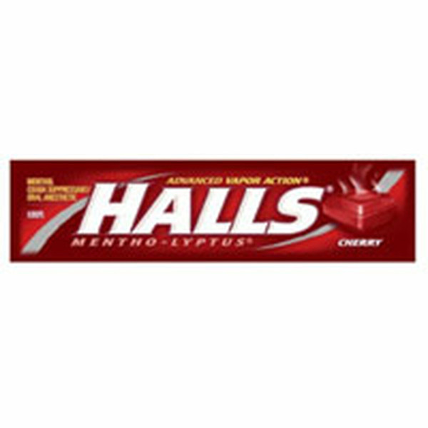 Halls Cough Suppressant Cherry Throat Drops - 9 Ea