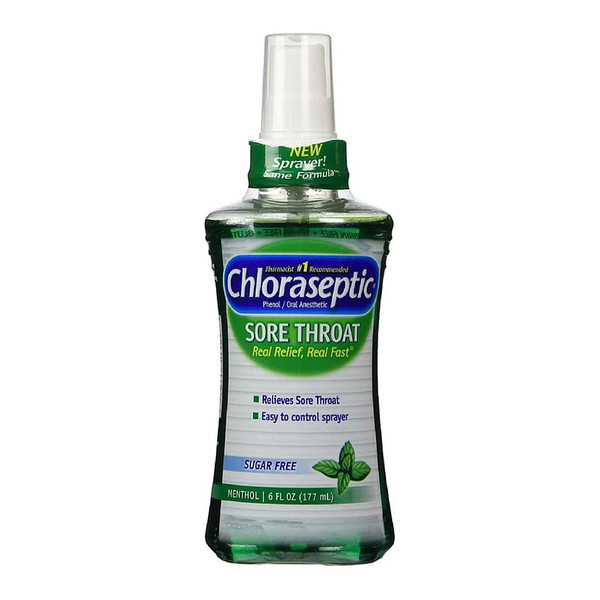 Chloraseptic Sore Throat Relief Menthol Spray - 6 Oz