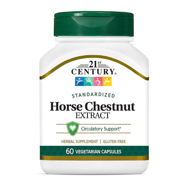 21St Century Horse Chestnut Seed Extract Veg-Capsules, 60-Count