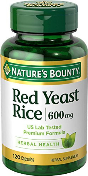 Nature'S Bounty Red Yeast Rice 600Mg 120 Capsules