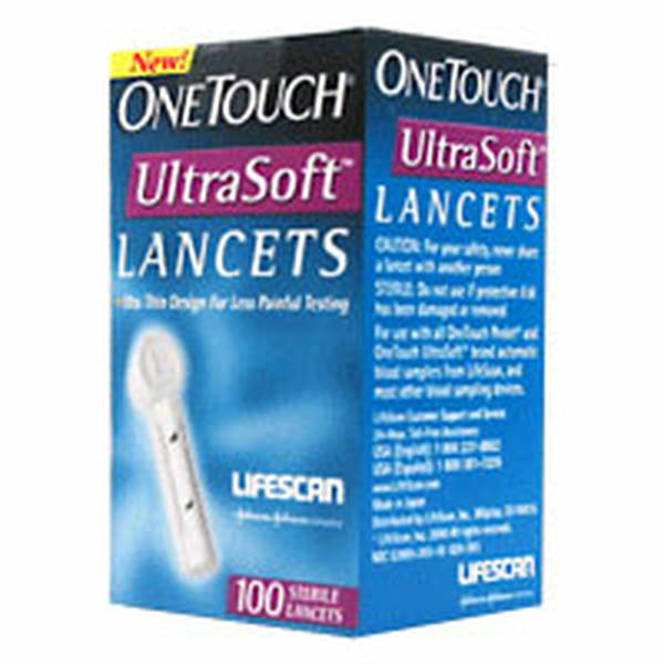 Onetouch Ultrasoft Lancets 100 Each