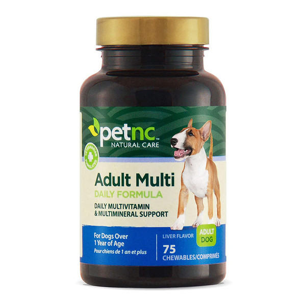Petnc Natural Care Adult Multi Chewables For Dogs, 75 Count