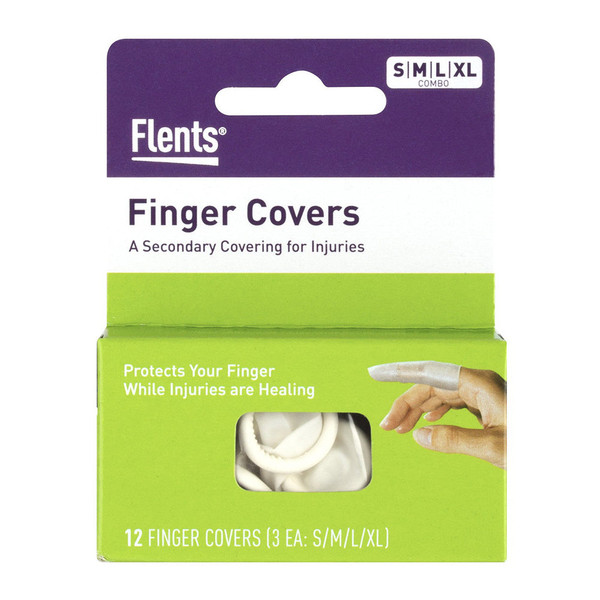 Flents First Aid Finger Cot Assorted 1X12 Ea