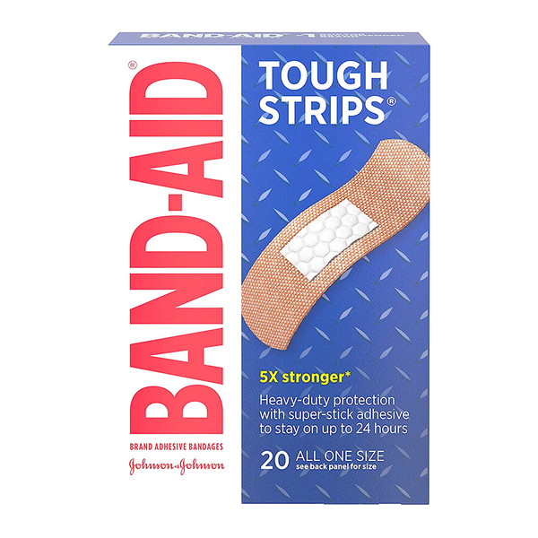 Band Aid Adhesive Bandages 5X Stronger - 20 Ct