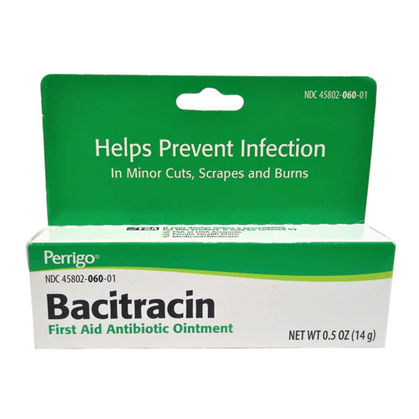 Bacitracin First Aid Antibiotic Ointment, 0.5 Oz