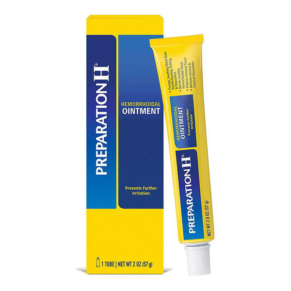 Preparation H Hemorrhoid Symptom Treatment Ointment, Itching, Burning & Discomfort Relief, Tube, 2 Ounce