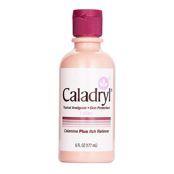 Caladryl Pink Calamine Skin Protectant Plus Itch Relief - 6 Oz