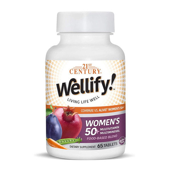 21St Century Wellify Women'S 50+ Multivitamin Multimineral - 65 Tablets