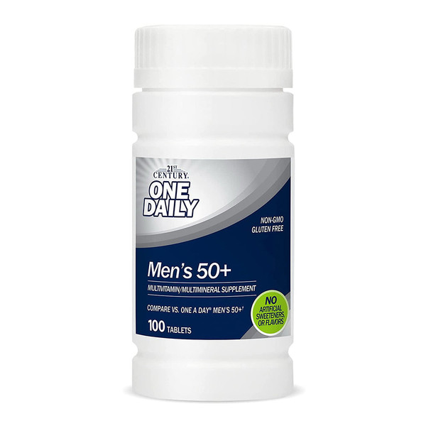 21St Century One Daily Men'S 50+ Tablets, 100-Count