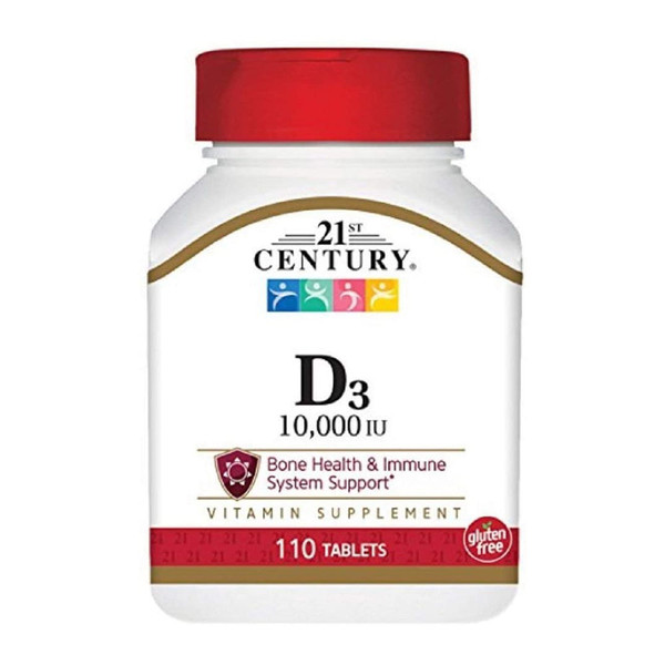 21St Century Century Ultra Strength D3-10,000 Iu, 110 Ea