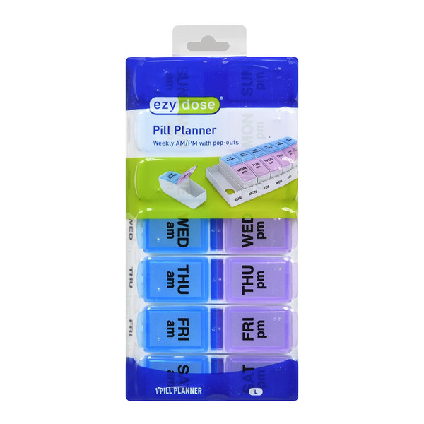Ezy Dose Travel (7-Day) Pill, Medicine, Vitamin Organizer - 1 Ea